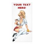 Sexy Blonde School Girl Pinup PHOTO PRINT by Al Ri photo cards