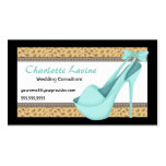 Sexy BlueHeels and Leopard Business Card business cards