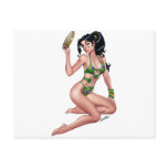 Sexy Brazilian Bikini Girl Pinup by Al Rio Post Cards
