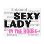 Sexy Bridesmaid postcards