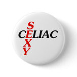 Sexy Celiac Pinback Buttons