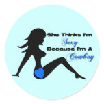 Sexy Cowboy Stickers