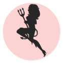Sexy Devil Silhouette stickers