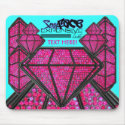 Sexy Face Expensive Taste Pink Diamond Mousepad