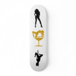 Sexy Frauen skateboards
