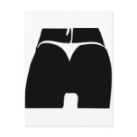 sexy g-string ass postcards