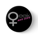 Sexy Geek Button