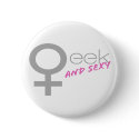 Sexy Geek Button