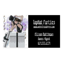 Sexy Girl in Box :: Party Event Business Cards
