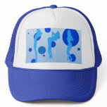 Sexy Girls in Cool Blue Stripper Sensual Tease hats