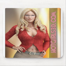 Sexy Girls - Sexy Babe Mouse Pad - Hot Girls