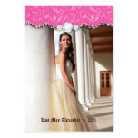 Sexy Grad Photo Template Leopard Lace Pink business cards
