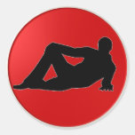 Sexy Guy Silhouette Sticker