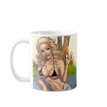 Sexy Ice Cream Bikini Girl by Al Rio Mug