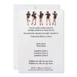 Sexy Lady Cop Bachelor Party Invites