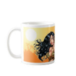 Sexy Leopard Skin Bikini Brunette Mug by Al Rio