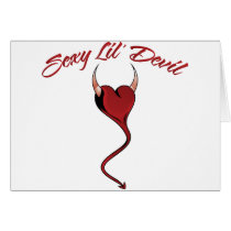 Sexy Lil' Devil Card