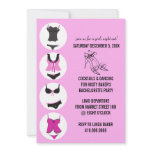 Sexy Lingerie Bachelorette Party Invitations