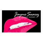 "Sexy Lips" - Makeup Artist Cosmetics Expert business cards