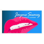 "Sexy Lips" - Makeup Artist Cosmetics Expert business cards