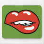 Sexy Lower Lip Bite Mousepads