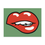 Sexy Lower Lip Bite postcards