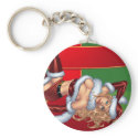 Sexy Ms Claus Santa's Wife customisable by Al Rio keychains
