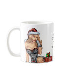 Sexy Ms Claus Santa's Wife in Lingerie by Al Rio mugs