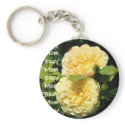 Sexy Mum key chain Yellow Rose Flower keychains