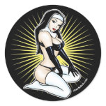 Sexy nun stickers