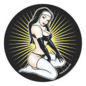 Sexy nun stickers
