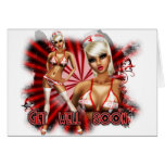 Sexy nurse - Get well soon Card