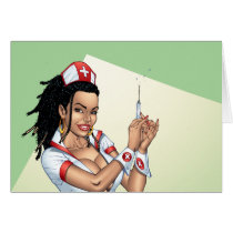 Sexy Nurse with Dreadlocks Giving You A Shot