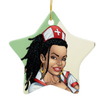 Sexy Nurse with Dreadlocks Giving You A Shot