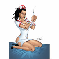 Sexy Nurse with Dreadlocks Giving You A Shot