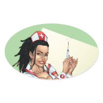 Sexy Nurse with Dreadlocks Giving You A Shot