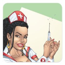 Sexy Nurse with Dreadlocks Giving You A Shot