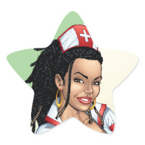 Sexy Nurse with Dreadlocks Giving You A Shot