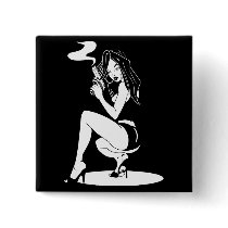 Sexy Pin-Up Girl with Gun