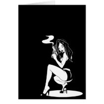 Sexy Pin-Up Girl with Gun