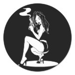Sexy Pin-Up Girl with Gun