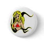 Sexy PinUp Girl Tattoo buttons