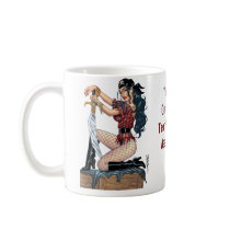 Sexy Pirate Pin-up Girl Customisable by Al Rio Coffee Mugs