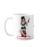 Sexy Police or Security Woman by Al Rio mugs