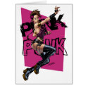 Sexy Punk Rock Girl by the comic artist Al Rio cards