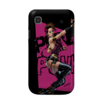 Sexy Punk Rock Girl by the comic artist Al Rio Samsung Galaxy S Case