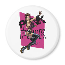 Sexy Punk Rock Girl by the comic artist Al Rio