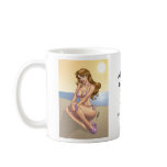 Sexy Purple Bikini Pinup Girl by Al Rio mugs