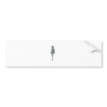 Sexy PVC Clad French Maid Number 1 Bumper Stickers