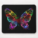 SEXY RAINBOW BUTTERFLY PATTERN mousepads